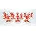 Subbuteo Andrew Table Soccer Olympiacos 2010-11 Greek Champions on WSB Professional bases